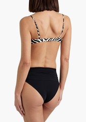 Magda Butrym - Twist-front mid-rise bikini briefs - Black - FR 40