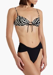 Magda Butrym - Twist-front mid-rise bikini briefs - Black - FR 40