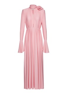 Magda Butrym - Women's Floral-Detailed Maxi Dress - Pink - FR 34 - Moda Operandi