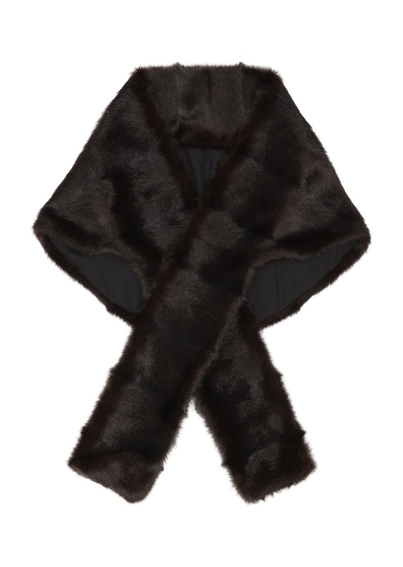 Magda Butrym Faux Fur Wrap Scarf