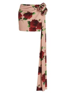 MAGDA BUTRYM Floral printed miniskirt