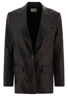 MAGDA BUTRYM Oversized leather blazer