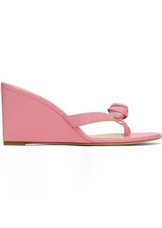 Magda Butrym Pink Wedge Heeled Sandals