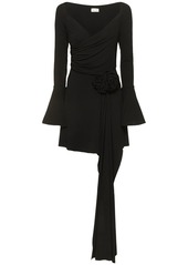 Magda Butrym Off-the-shoulder Jersey Mini Dress