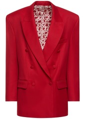 Magda Butrym Oversize Double Breast Wool Blazer