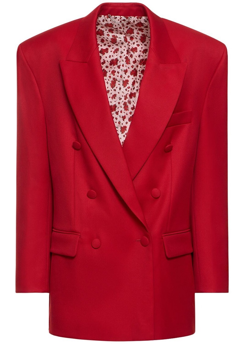 Magda Butrym Oversize Double Breast Wool Blazer