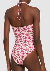 Magda Butrym Printed One Piece Swimsuit