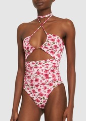 Magda Butrym Printed One Piece Swimsuit