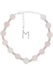 Magda Butrym Rose Quartz Collar Necklace