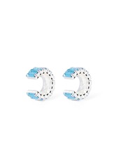 Magda Butrym Set Of 2 Crystal Baguette Ear Cuffs