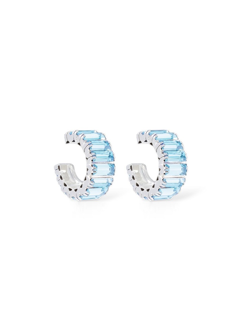 Magda Butrym Set Of 2 Crystal Baguette Ear Cuffs