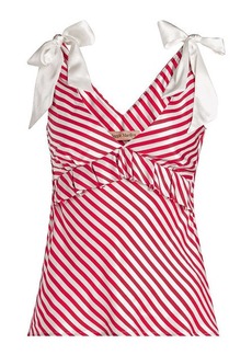Maggie Marilyn The Diana Cami Striped Silk Top