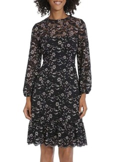 Maggy London Aurora Lace Fit & Flare Dress