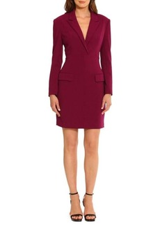 Maggy London Cloud Crepe Tuxedo Sheath Dress