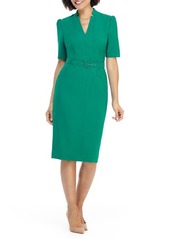Maggy London Belted Sheath Dress in Amazon at Nordstrom