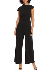 Maggy London Cap Sleeve Jumpsuit in Black2 at Nordstrom Rack