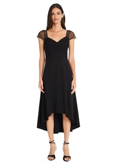 Maggy London Elegant High-Low Cocktail Sweetheart Neckline | Wedding Guest Dresses for Women