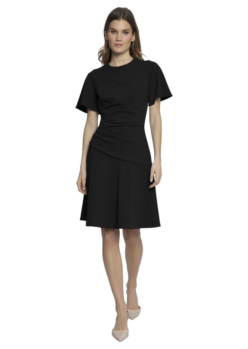 Maggy London Jewel Neck Knee-Length Versatile Business Casual Women's Dresses