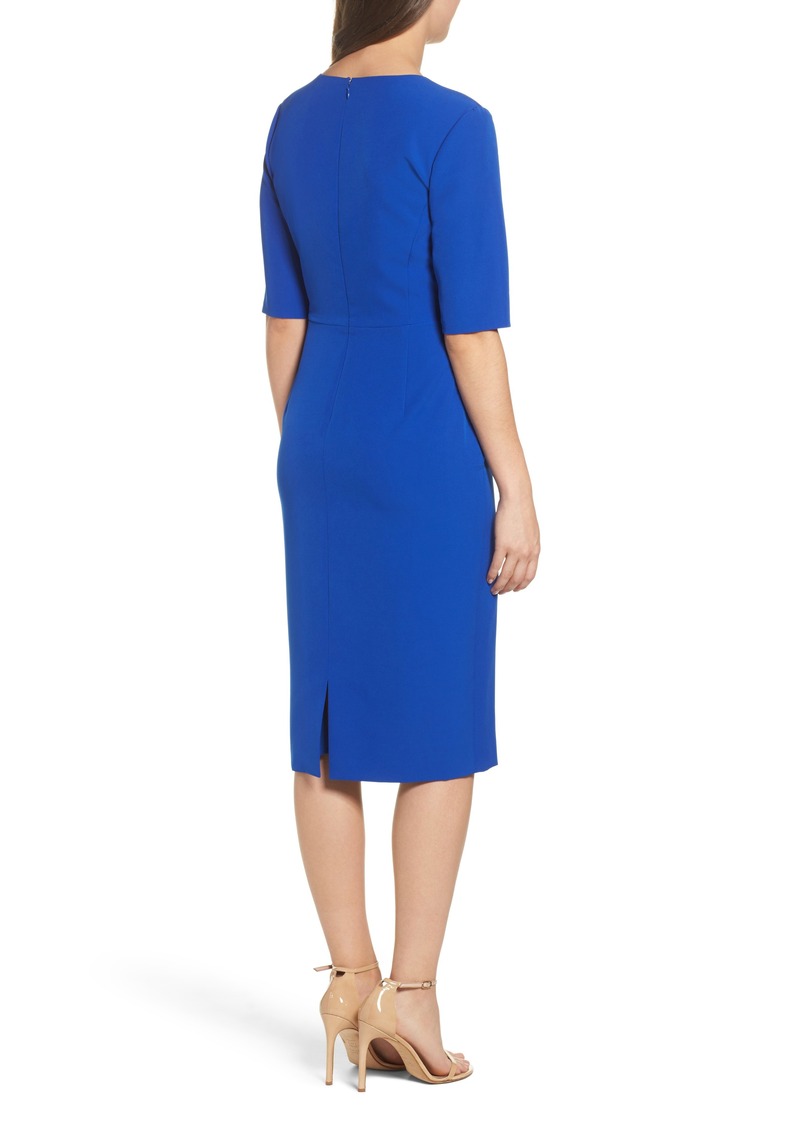 Maggy London Maggy London Ruffle Crepe Sheath Dress | Dresses