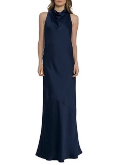 Maggy London Sleeveless Cowl Neck Gown