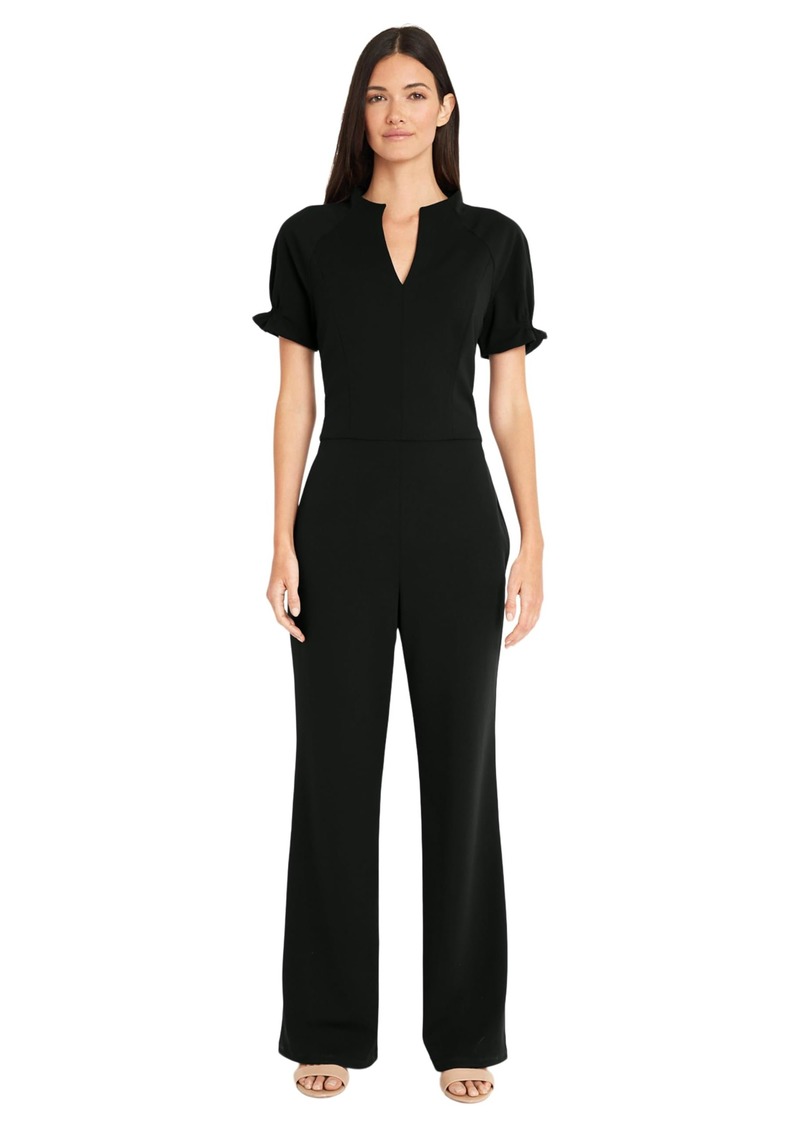Maggy London Stylish Notch Neck Ruffle Sleeve Detail | Jumpsuits for Women Dressy