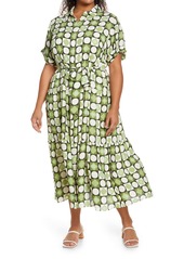 Maggy London Tiered Shirtdress (Plus Size)