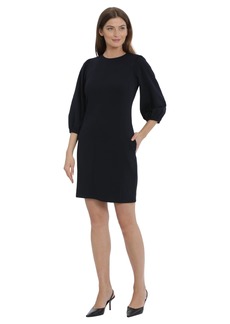 Maggy London Women's 3/4 Mini Puff Sleeve Dress Event Occasion