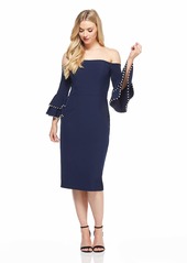 Maggy London Women's Crepe Embellished Cocktail Dress