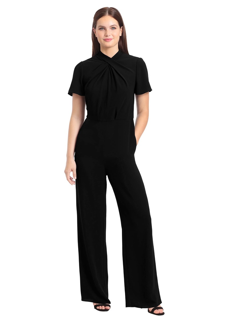 Maggy London Women's High Neck Jumpsuit Workwear Office Occasion Event Guest of