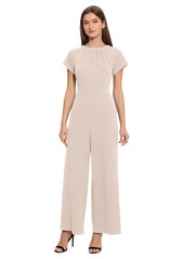 Maggy London Women's High Neck Jumpsuit Workwear Office Occasion Event Guest of Scuba Crepe-Horn