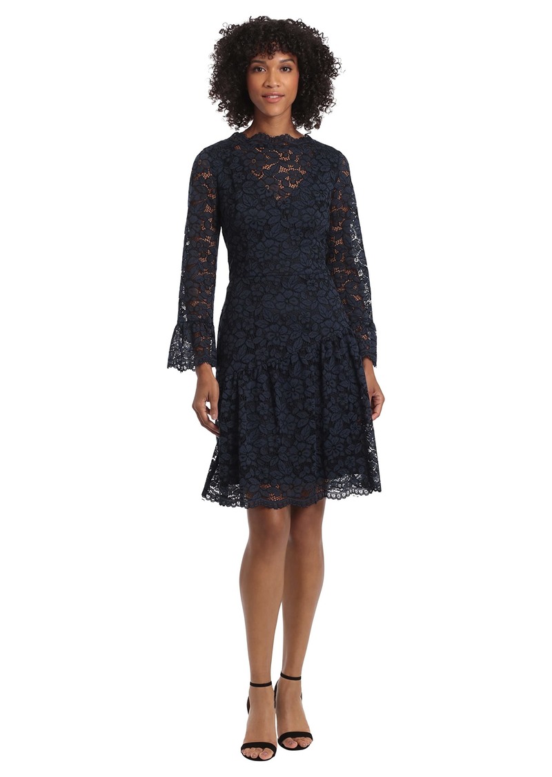 Maggy London Women's Holiday Lace Dress Occasion Event Party Guest of