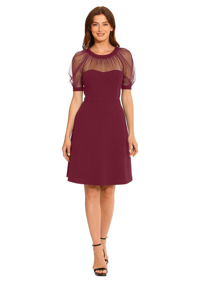 Maggy London Women's Illusion Dress Occasion Event Party Holiday Cocktail