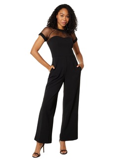Maggy London Women's Illusion Jumpsuit Occasion Event Party Guest of Wedding
