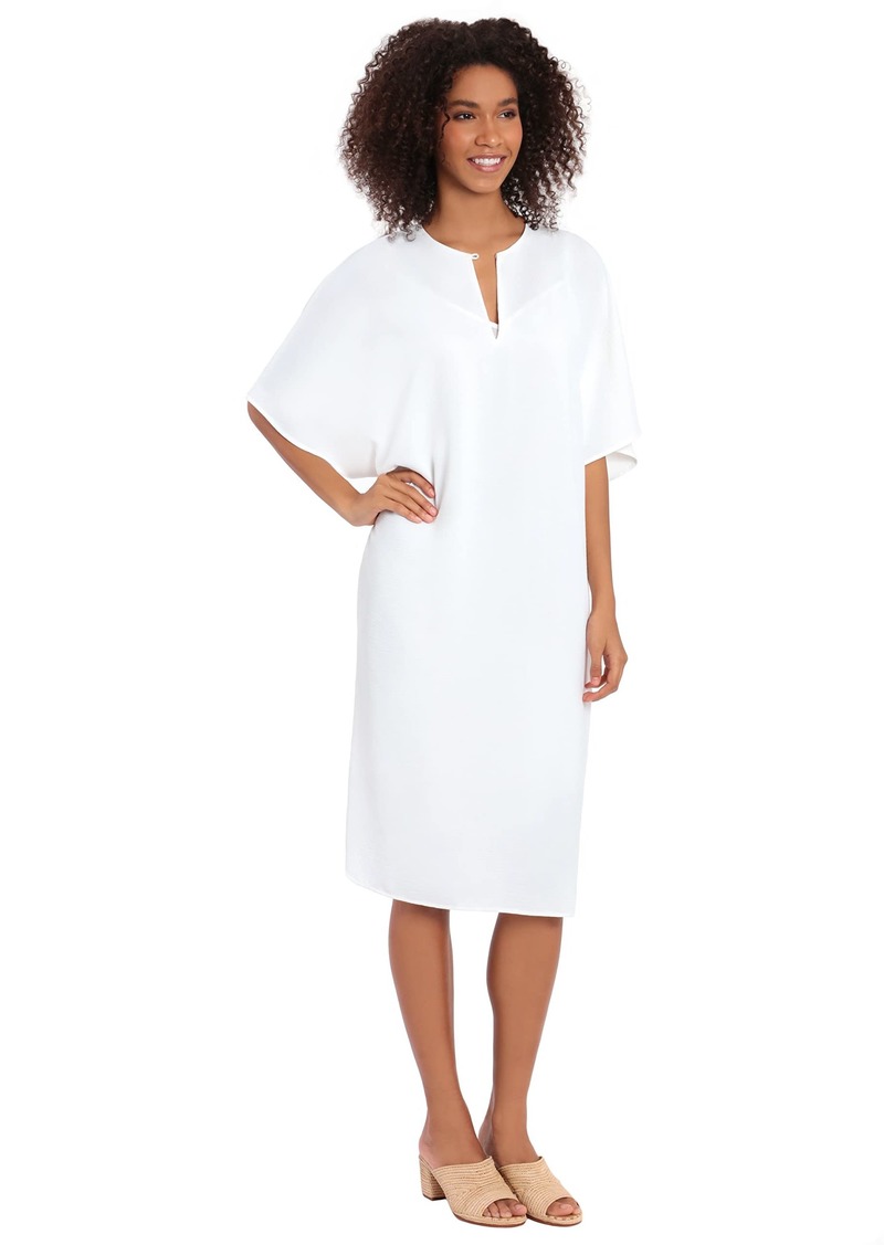 Maggy London Women's Kaftan Easy MIDI Dress