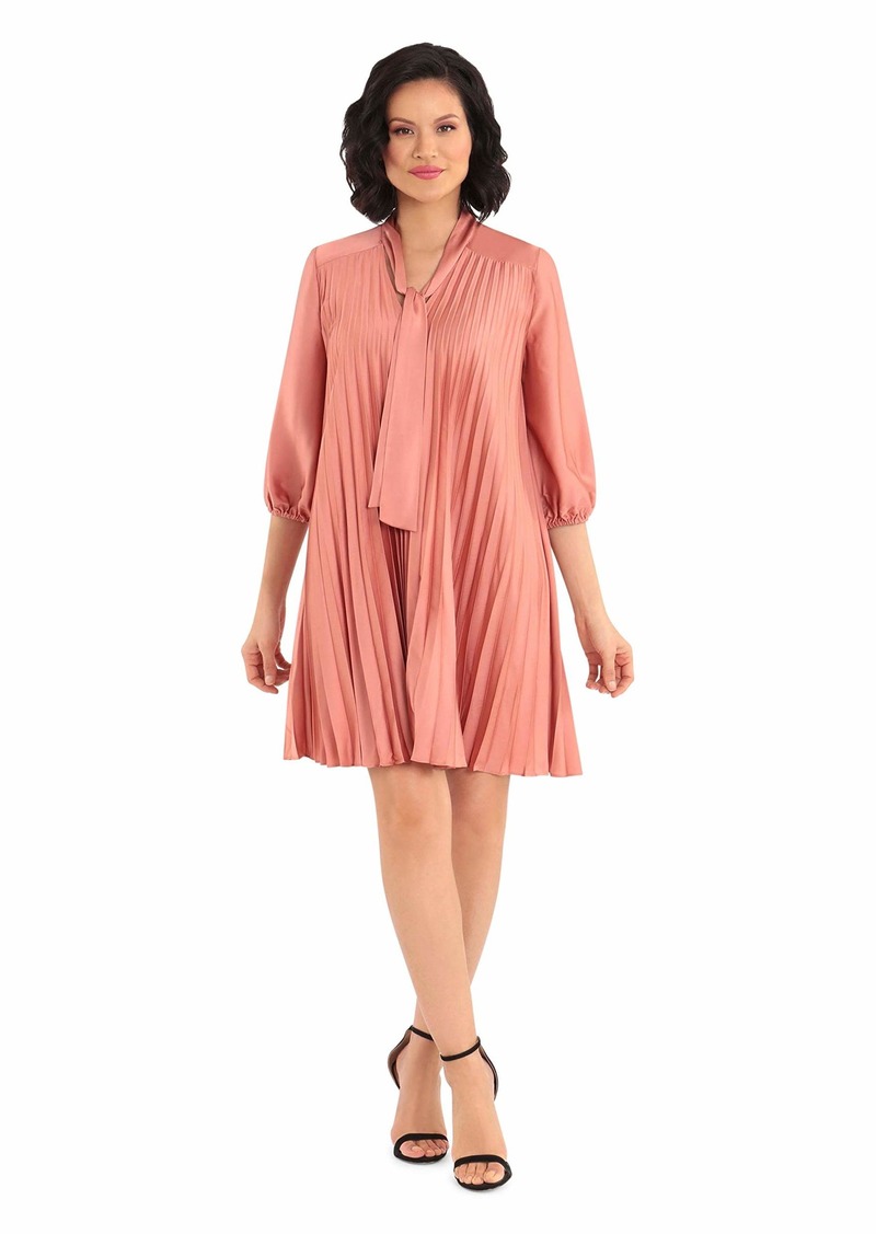 shift pleated dress