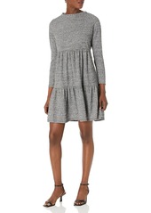 Maggy London Women's Long Sleeve Tiered Knit Dress