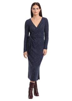 Maggy London Women's Sweater Knit Midi Dress
