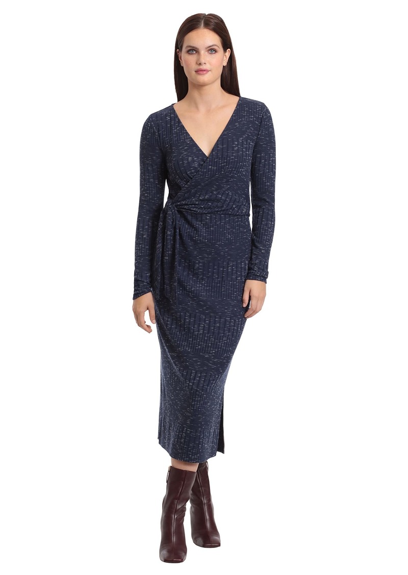 Maggy London Women's Sweater Knit Midi Dress