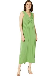 Maggy London Maxi Dress with Tucking Detail