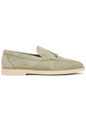 Magnanni almond-toe suede loafers