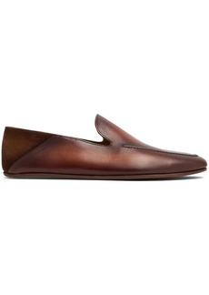 Magnanni Heston almond-toe leather slippers