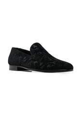 Magnanni jacquard leather loafers