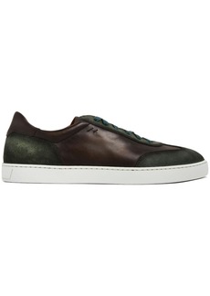 Magnanni lace-up leather sneakers