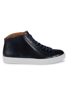 Magnanni Leather High-Top Sneakers