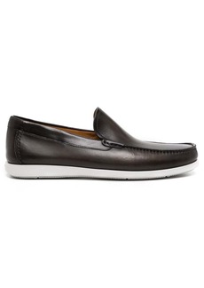 Magnanni leather slip-on loafers