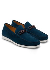 Magnanni Alarico Driving Shoe in Navy Suede at Nordstrom