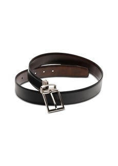 Magnanni Lados Black & Brown Leather Belt