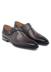 Magnanni Hermosa Water Resistant Monk Shoe in Grey/Grey at Nordstrom