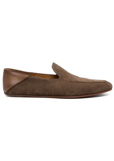 Magnanni suede slip-on loafers