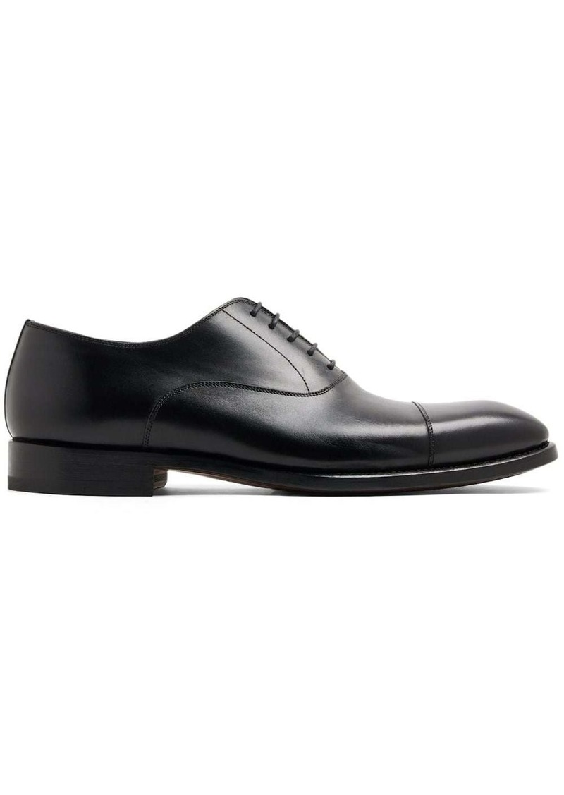 Magnanni tonal-stitching leather oxford shoes